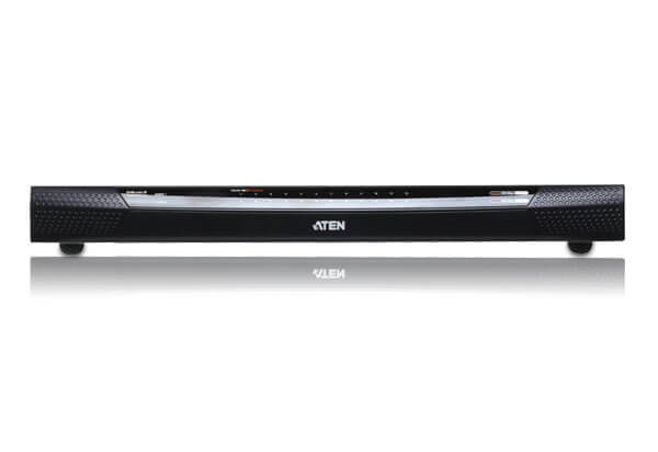 מתג Multi-Interface Cat 5 KVM הכולל 24 יציאות 1-מקומי4-מרחוק גישה עם IP כולל מעבד גרפי ATEN KN4124VA (2)