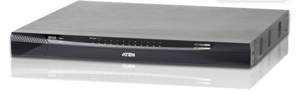 מתג Multi-Interface Cat 5 KVM הכולל 24 יציאות 1-מקומי4-מרחוק גישה עם IP כולל מעבד גרפי ATEN KN4124VA