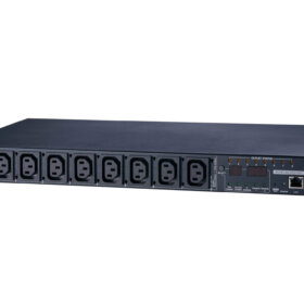 שליטה בשקע חשמל מרחוק 15A10A 8-Outlet 1U Outlet-metered & switched PDU eco כולל ממשקי רשת ATEN PE8108 (4)