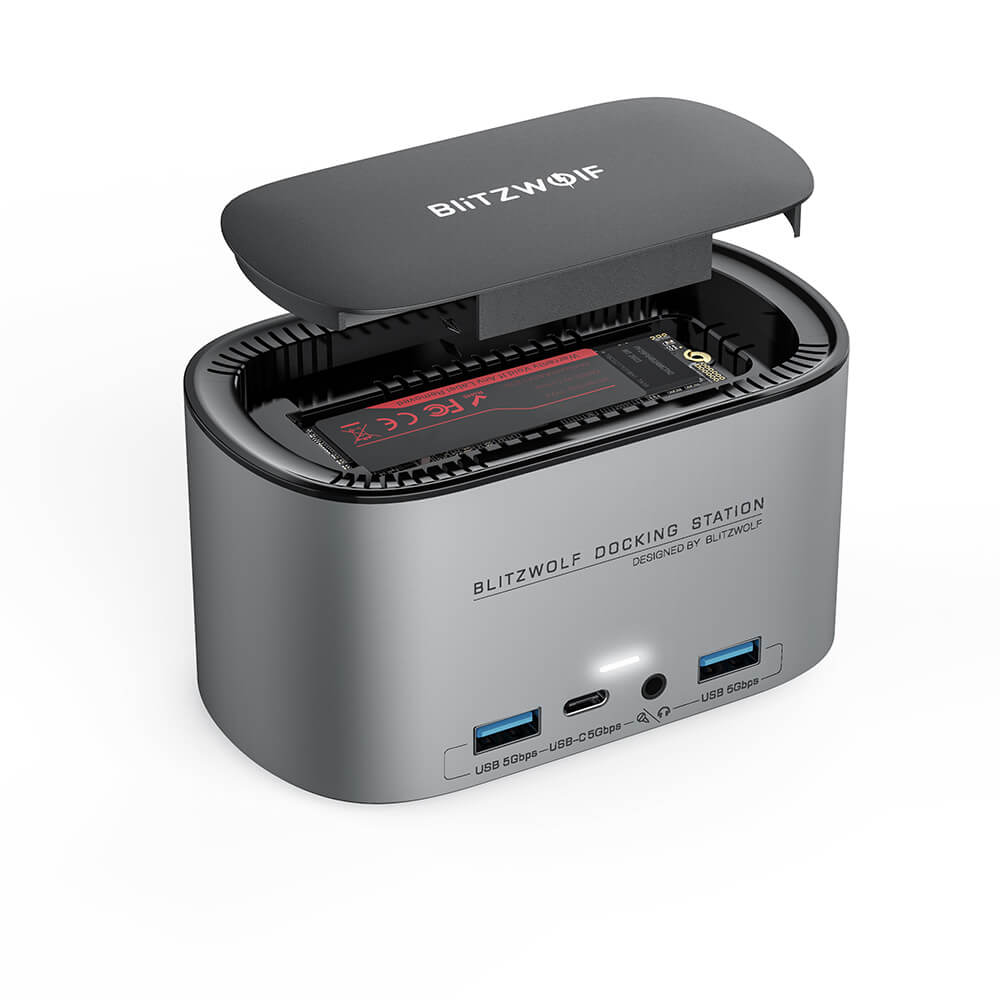 תחנת עגינה כולל 14 ב -1 חיבור USB-C מגוון רחב של חיבורים BlitzWolf BW-TH12 (3)