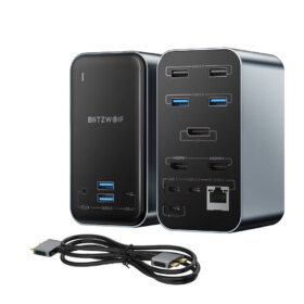 תחנת עגינה כולל 15 ב -1 חיבור USB-C מגוון רחב של חיבורים BlitzWolf BW-TH14 (1)