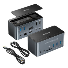 תחנת עגינה כולל 18 ב -1 חיבור USB-C מגוון רחב של חיבורים BlitzWolf BW-TH13 (2)
