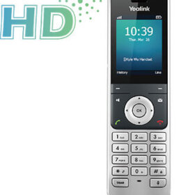 טלפון IP אלחוטי Bluetooth עמיד בפני מים כולל סינון רעשים איכות קול בעל וביצועים גבוהים Yealink | W56H