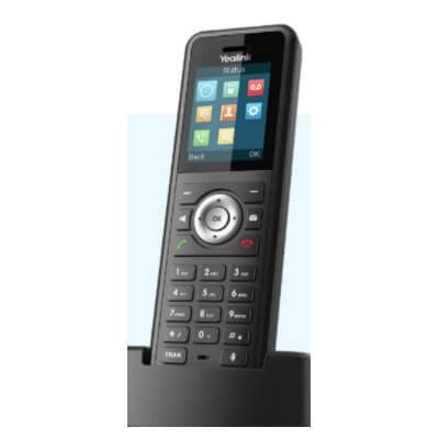 טלפון IP אלחוטי Bluetooth עמיד בפני מים כולל סינון רעשים איכות קול בעל וביצועים גבוהים Yealink W59R (1)