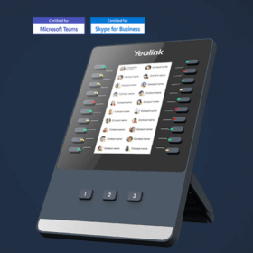 טלפון IP צג גדול 4.3 אינץ' כולל הרחבת מסך בצבע Yealink EXP50 (1)