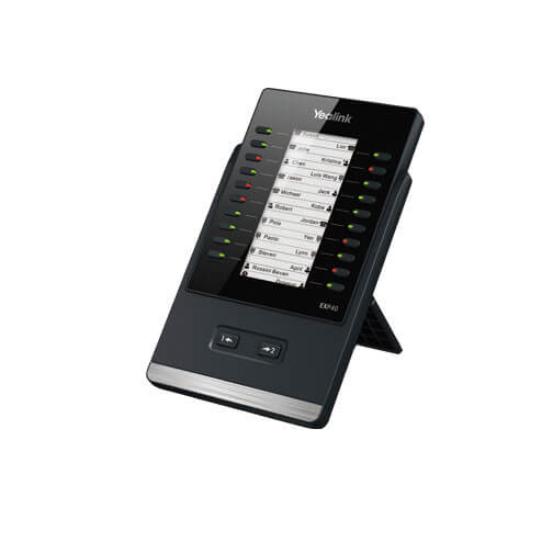 טלפון IP צג גדול 4.3 אינץ' מודול הרחבה LCD בעל ביצועים גבוהים Yealink EXP40