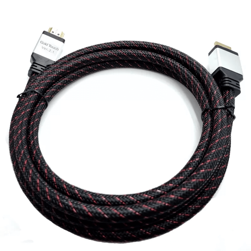 כבל HDMI באורך 3 מטר גולד-טאץ' Gold Touch CH-HD2.1 HDMI Cable-3m (2)