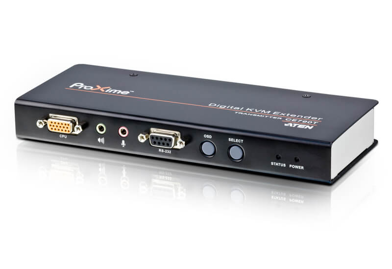 מאריך מסוף USB דיגיטלי עם תמיכת אודיו כולל משדר ATEN CE790T (3)