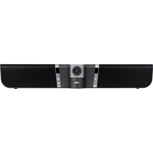 מערכת ועידת וידיאו חיבור Bluetooth ו USB עדשת זכוכית עם מיקרופון מובנה ברזולוציה 4k כולל תכונות ניהול AVER VB342 + (2)