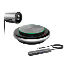 מערכת ועידת וידיאו חיבור USB עדשת זכוכית עם מיקרופון מובנה ברזולוציה 4k עם כולל תכונות ניהול Yealink UVC30-CP900-BYOD