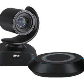 מצלמת רשת חיבור Bluetooth עדשת זכוכית עם מיקרופון מובנה ברזולוציה 4k עם כולל תכונות ניהול AVER VC540 (2)
