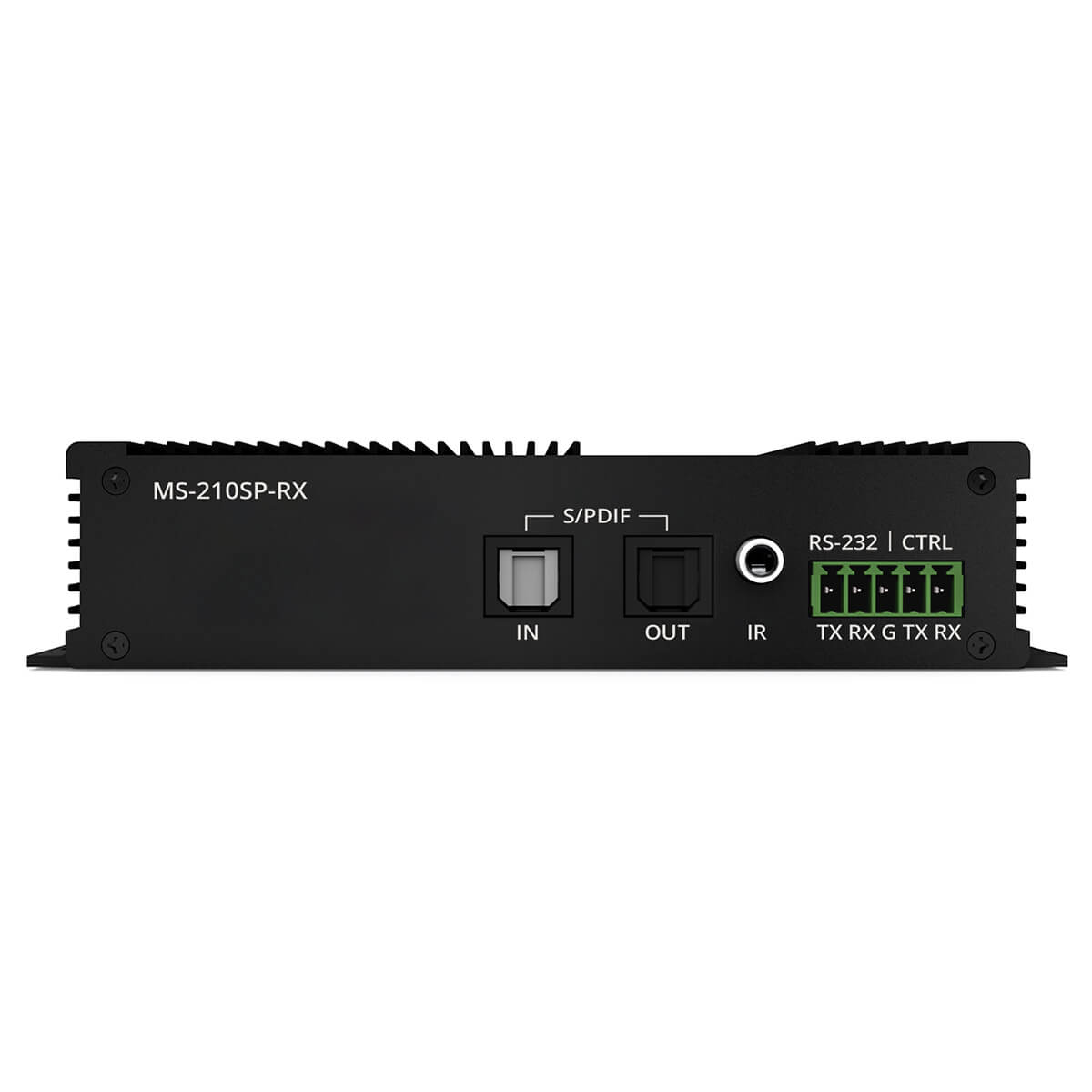 מרחיק HDMI בטכנולוגיית HDBaseT על גבי כבל רשת כולל העברת אודיו תומך ברזולוצייה 4K@60HZ עד 40 מטר Solutions MS-210SP (