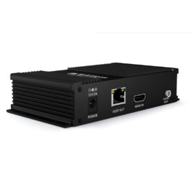 מרחיק HDMI בטכנולוגיית HDBaseT על גבי כבל רשת כולל העברת אודיו תומך ברזולוצייה 4K@60HZ עד 40 מטר Solutions MS-210SP ( (3)