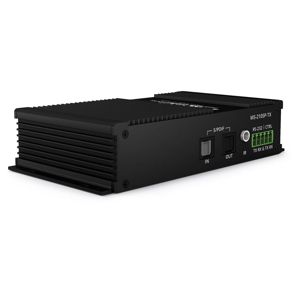 מרחיק HDMI בטכנולוגיית HDBaseT על גבי כבל רשת כולל העברת אודיו תומך ברזולוצייה 4K@60HZ עד 40 מטר Solutions MS-210SP ( (4)