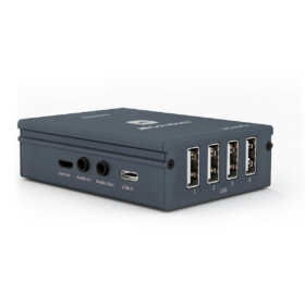 מרחיק USB-C תומך USB3.0 על גבי כבל רשת ל-4 פורטים USB תומך עד 100 מטר Solutions MS-6U41A (1)