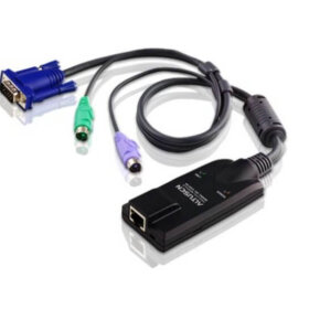 מתאם PS2 VGA KVM עם תמיכה בווידאו מורכב ללא צורך בהגדרת מתג ATEN KA9120