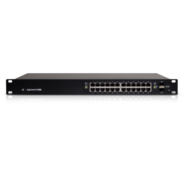 מתג 24 יציאות חיבור RJ-45 הספק 250W כולל ניטור והגדרות UbiquiTi ES-24-250W (1)