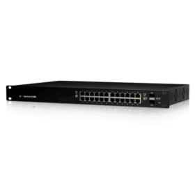 מתג 24 יציאות חיבור RJ-45 הספק 500W כולל ניטור והגדרות UbiquiTi ES-24-500W (2)