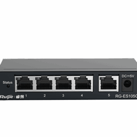 מתג 4 יציאות PoE הספק 30W מנוהל על ידי Ruijie בענן ruijienetworks RG-ES205GC-P