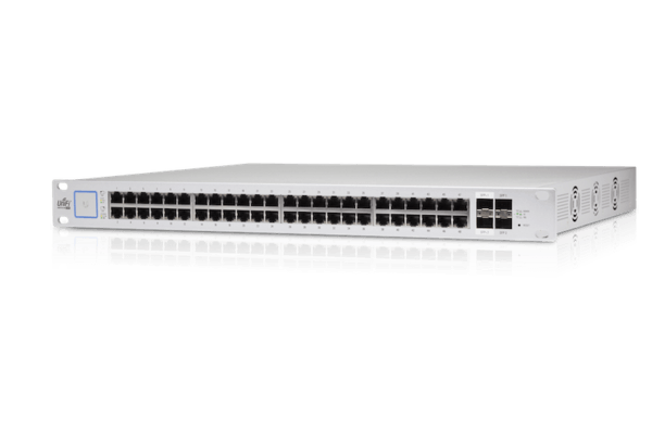 מתג 48 יציאות חיבור RJ-45 הספק 500W כולל ניטור והגדרות UbiquiTi US-48-500W-EU (2)