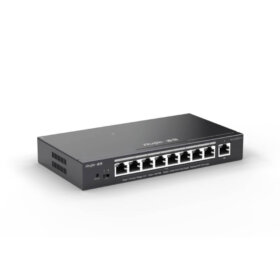 מתג 8 יציאות PoE הספק 120W מנוהל על ידי Ruijie בענן ruijienetworks RG-ES209GC-P