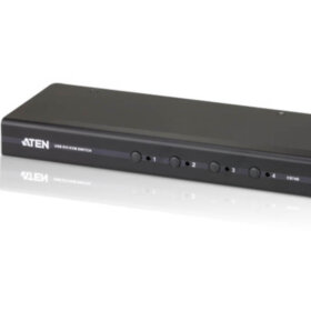 מתג KVM דק USB DVIשמע כולל מקשי קיצור ופונקציית החלפת עכברים ATEN CS74D (2)
