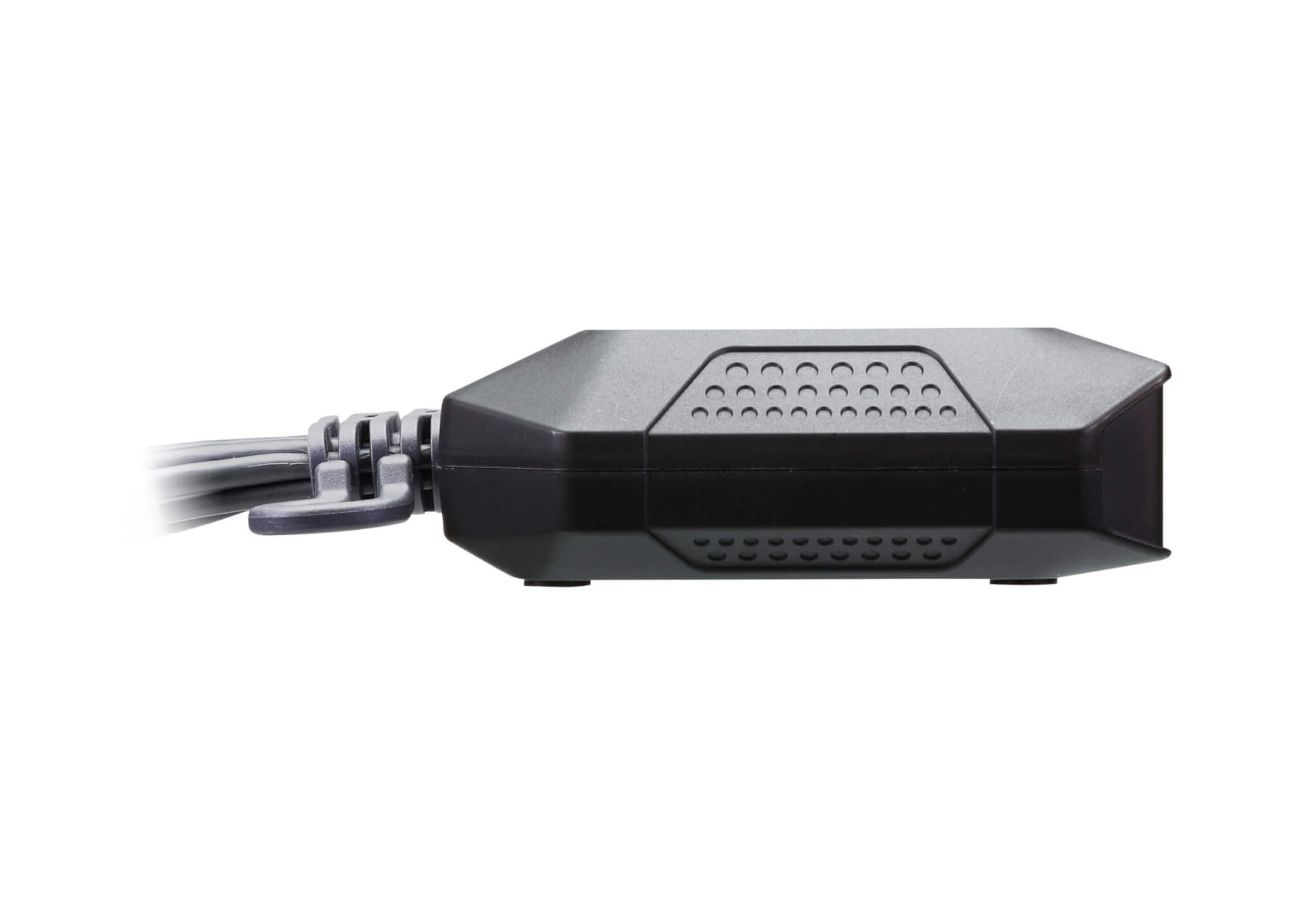 מתג KVM כבל HDMI עם 2 יציאות USB ברזולוציה 4K עם בורר יציאות מרחוק ATEN CS22H (1)