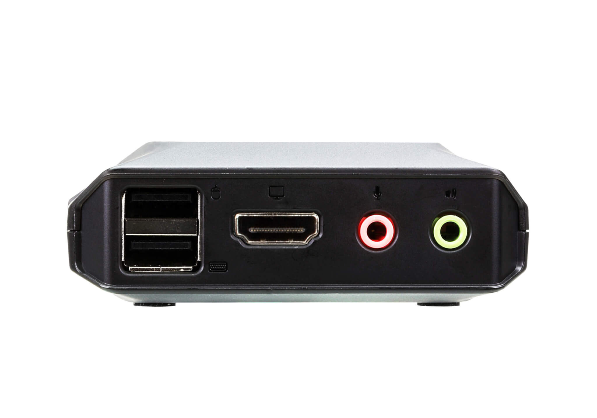 מתג KVM כבל HDMI עם 2 יציאות USB ברזולוציה 4K עם בורר יציאות מרחוק ATEN CS22H (2)