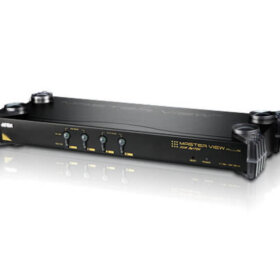מתג PS2 VGA KVM בעל 4 יציאות שולטת על 4 מחשבים תמיכה מרובת פלטפורמות ATEN CS9134 (3)