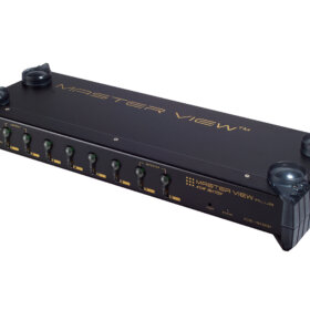מתג PS2 VGA KVM בעל 8 יציאות שולטת על 8 מחשבים תמיכה מרובת פלטפורמות ATEN CS9138 (1)