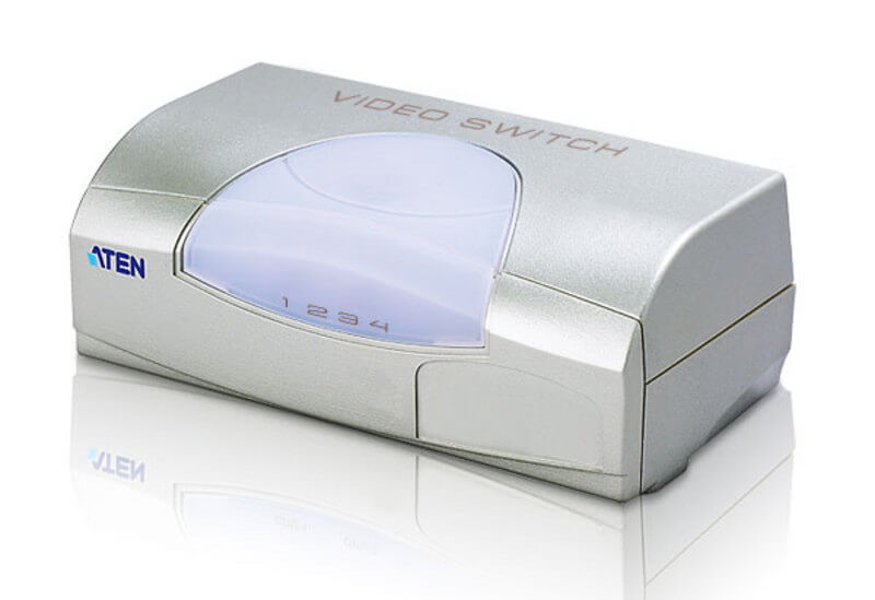 מתג VGA בעל 4 יציאות שידור למרחקים ארוכים - עד 10 מטר ATEN VS491 (1)