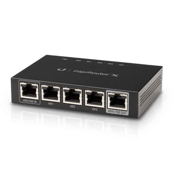 נתב 5 יציאות EdgeRouter X ניהול רשת ואבטחת פונקציות מתקדמים UbiquiTi ER-X (1)