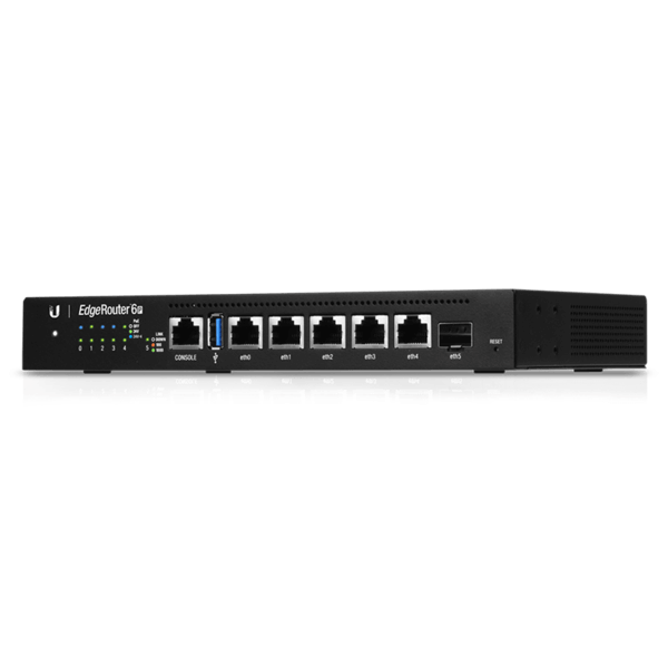 נתב 6 יציאות EdgeRouter 6P בעל 4 ליבות נתב ללא מאווררים עם מעבד UbiquiTi ER-6P (2)