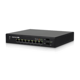 נתב 8 יציאות חיבור RJ-45 הספק 150W כולל ניטור והגדרות UbiquiTi ES-8-150W-EU (4)