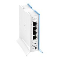 נתב אלחוטי מקצועי hAP lite TC - Dual Band כולל 4 כניסות מעבד 650MHz צבע לבן Mikrotik hAP lite TC (3)