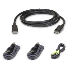 ערכת כבל KVM מאובטחת מסוג DisplayPort USB באורך 1.8 מטר ATEN 2L-7D02UDPX4