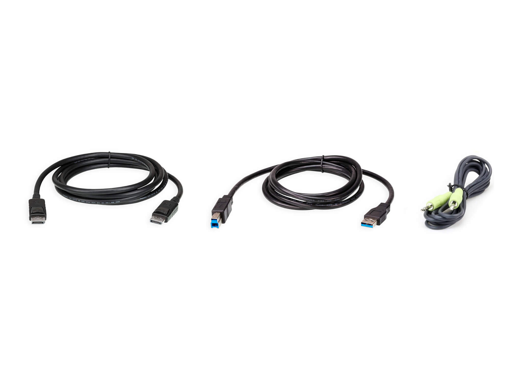 ערכת כבל USB DisplayPort KVM באורך 1.8 מטר ATEN 2L-7D02UDPX3