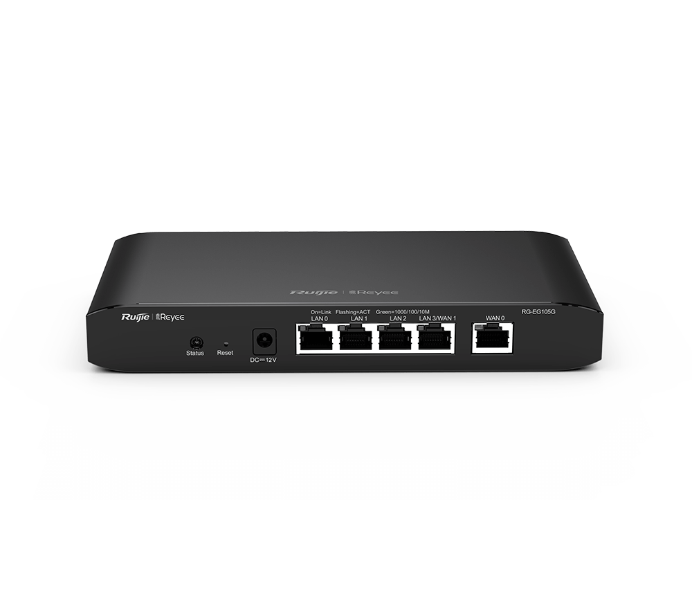 ראוטר 5 יציאות PoE ביצועי תפוקה 500Mbps עד 100 משתמשים במקביל ruijienetworks RG-EG105G-P (6)