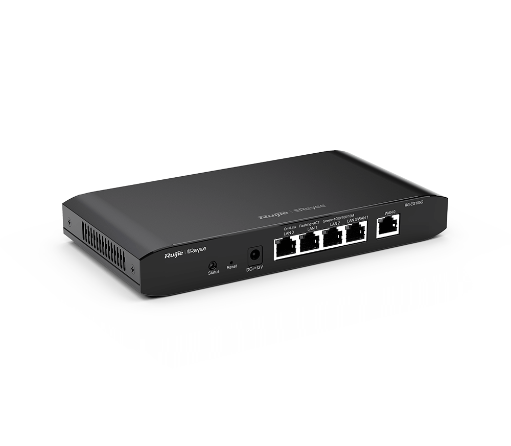 ראוטר 5 יציאות PoE ביצועי תפוקה 500Mbps עד 100 משתמשים במקביל ruijienetworks RG-EG105G-P (7)