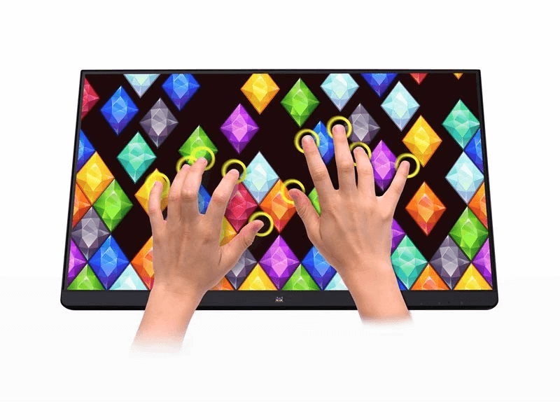 מסך מחשב טאץ' ויוסוניק 22 אינץ' ViewSonic | TD2223 | 10 Point Touch Monitor Display Port+ HDMI+VGA