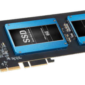 Fusion Dual 2.5 אינץ' SSD RAID עם בקר RAID חומרה ויציאת USB-C של 10Gbps הוסף כונני SSD משלך sonnetstore FUS-SSD-2RAID