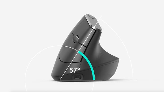 עכבר ארגונומי אלחוטי לוגיטק Logitech MX Vertical Advanced Ergonomic Mouse