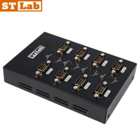 מתאם USB ל 8 יציאות RS232 כולל כבל נתונים ST-LAB | U-620 | 8Port