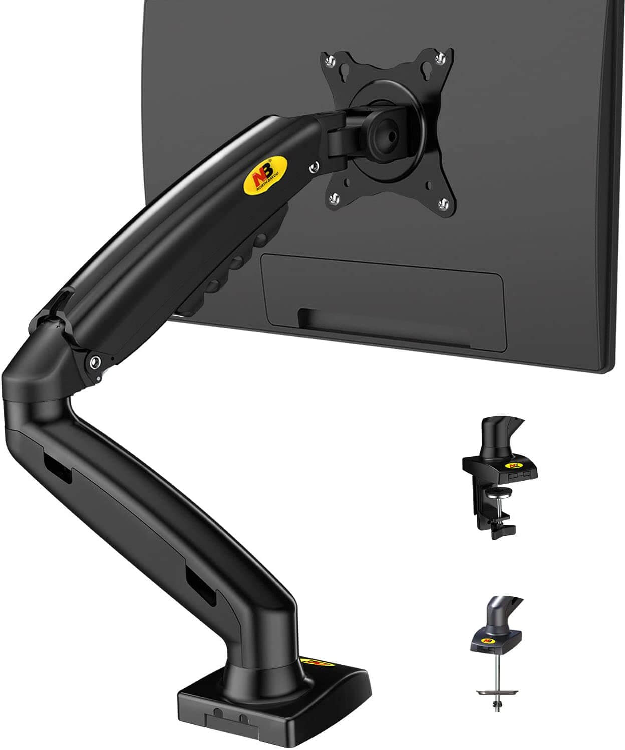 זרוע ארגונומית למסך מסך בגודל 17-30 אינץ North Nayou F80 Monitor Desk Mount
