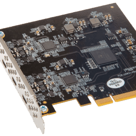 כרטיס PCIe עם בקרים כפולים וטעינת USB-C Allegro (4 יציאות, SuperSpeed ​​USB-C 10Gbps [USB 3.2 Gen 2]) ועוד sonnetstore
