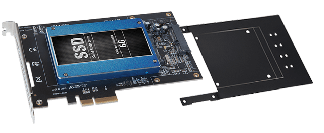 כרטיס SSD PCIe עם ביצועים גבוהים של 6Gbs SATA 2.5 Tempo SSD אינץ' הוסף כונני SSD משלך sonnetstore TSATA6-SSD-E2