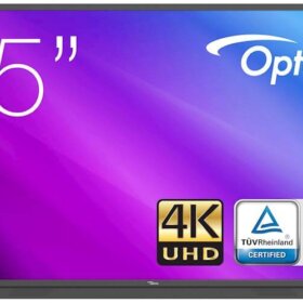 מסך אינטראקטיבי טאץ' אופטומה 65 אינץ' Optoma | 3651RK | 4K UHD | Creative Touch 3 Series interactive flat panel display