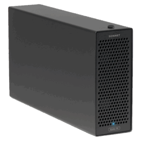 מערכת להרחבת כרטיסים 3 כרטיסי PCIe באורך מלא עם יציאות Thunderbolt 3 או Thunderbolt 4 למחשבים sonnetstore ECHO-3D-TB3