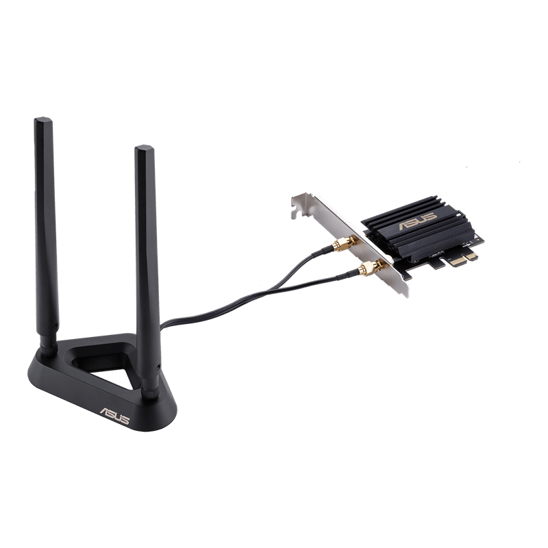 מתאם WiFi עם 2 אנטנות חיצוניות כולל אבטחת רשת ASUS PCE-AX58BT AX3000 (3)