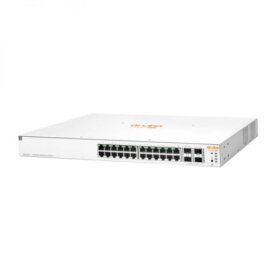 מתג POE מ-1930 עם 24 פורטים גיגה + 4 אופטיים גיגה HPE JL684A Aruba IOn 1930 24G 2SFP PoE+ 370W Switch